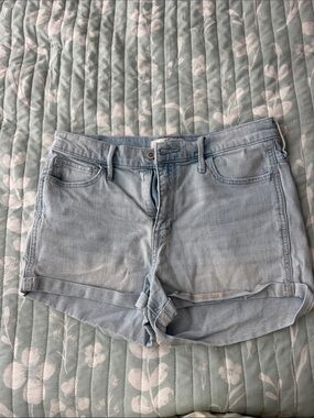 Hollister Light Blue Denim Jean Shorts